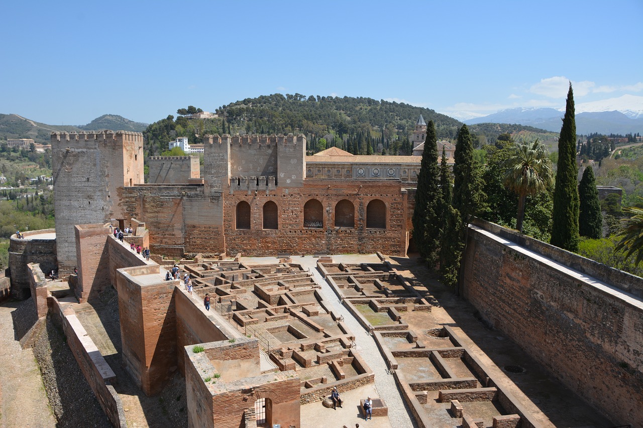 The Alcazaba, a fortress, is one of the oldest part of the Alhambra
