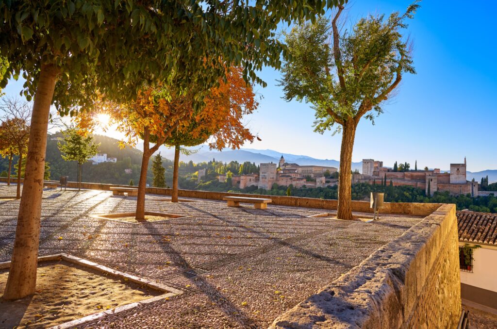 The Albaicín is Granada's oldest Arab district situated on the hill across from the Alhambra.