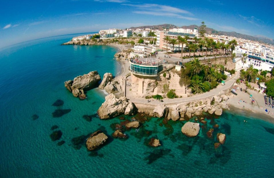 Balcon de Europa overlooking the Mediterranean Sea