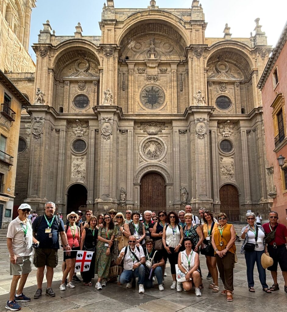 Tourists in a holiday package in Granada