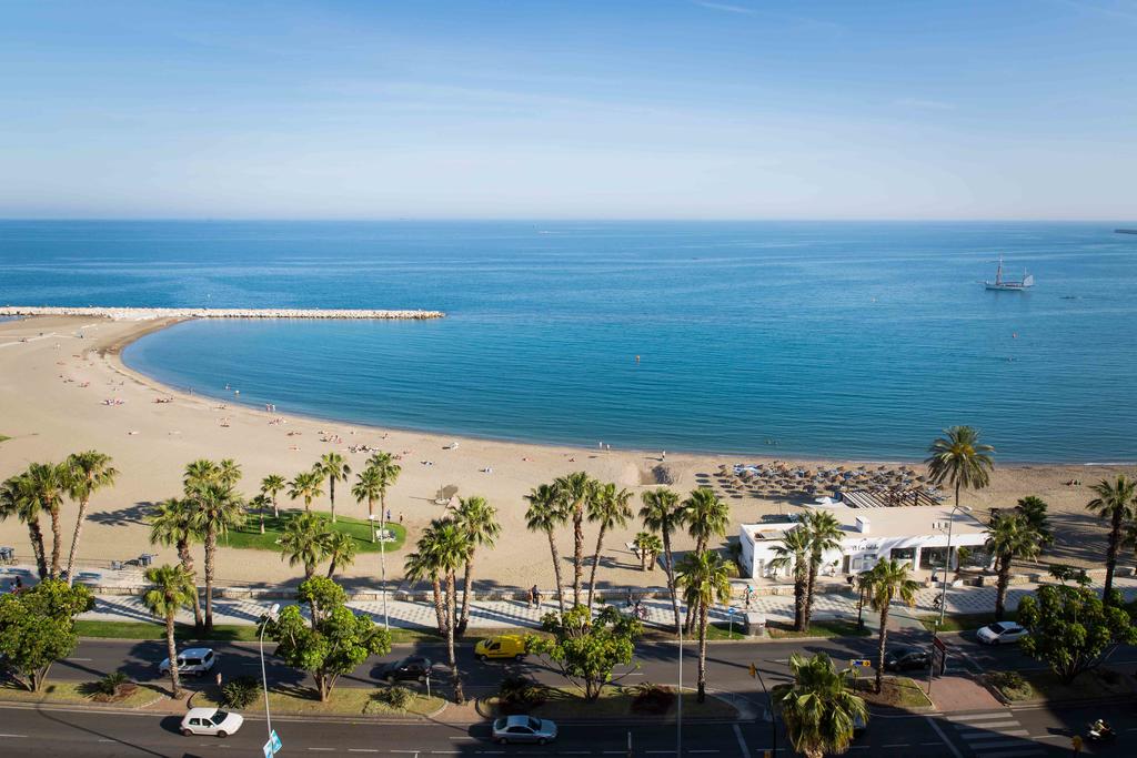 Malagueta beach in a trip to Málaga