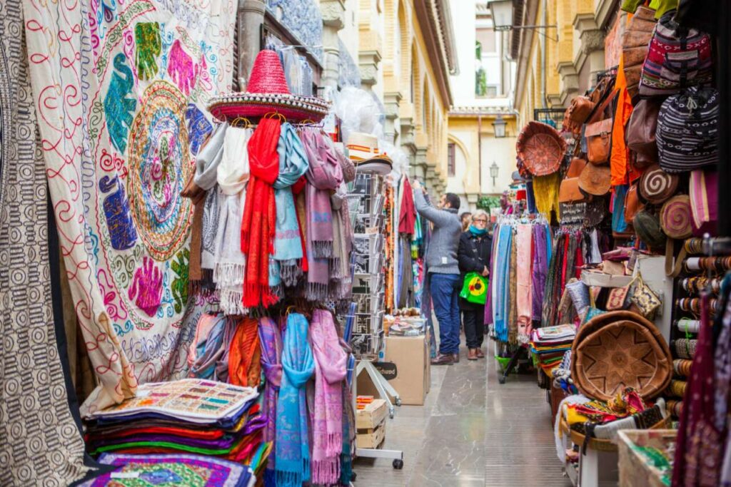 Traditional Alcaicería Market in Granada